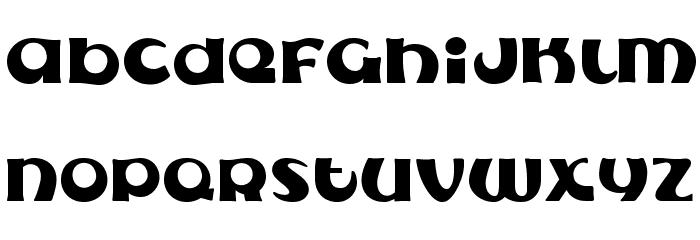Subelair Font LOWERCASE