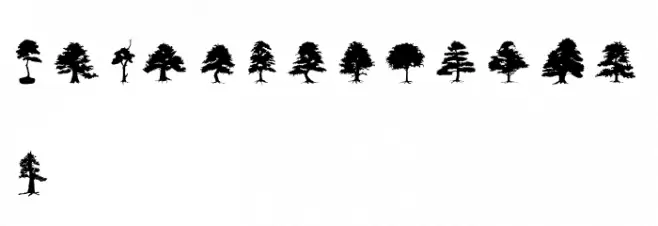 SubiktoTreebeta Schriftart Groß