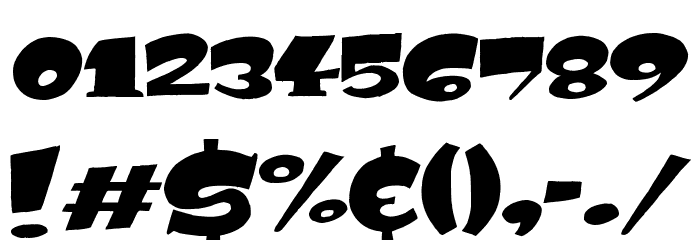 Subito Black Font OTHER CHARS