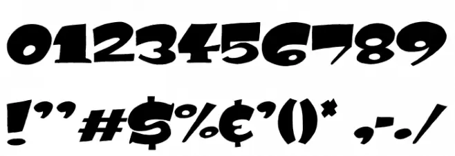 Subito Black Font OTHER CHARS