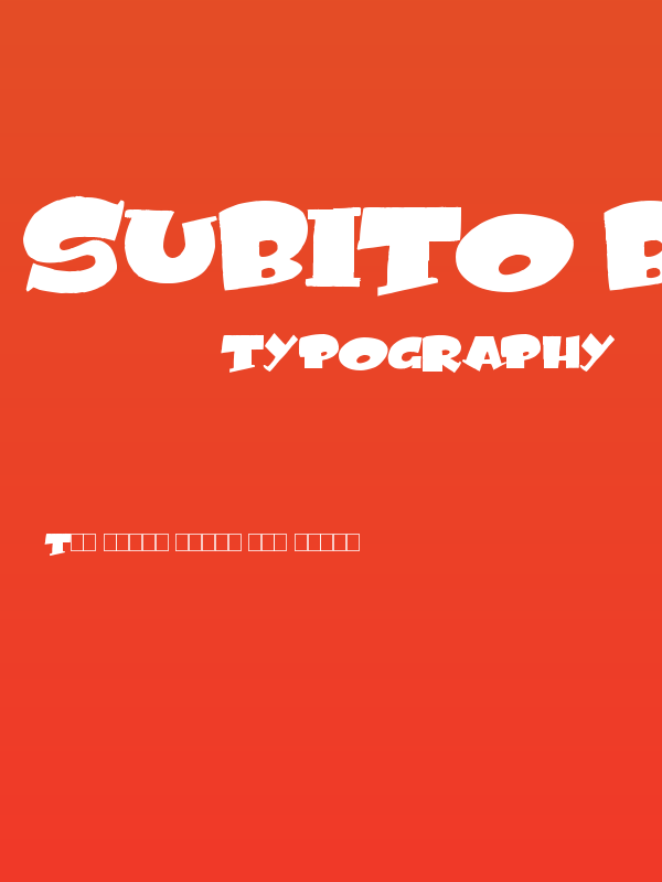 Subito Black Poster