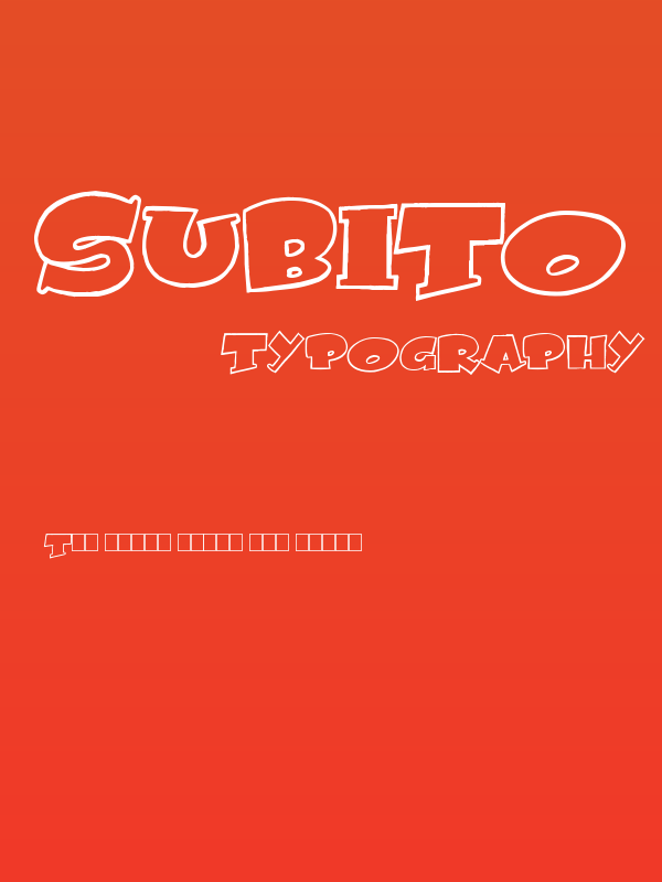 Subito Poster