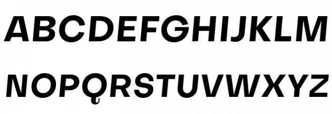 Subjectivity-BoldSlanted Polices MAJUSCULES