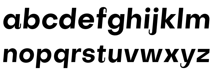 Subjectivity-BoldSlanted Font LOWERCASE