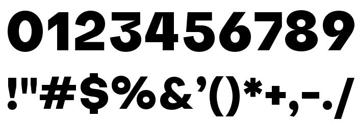 Subjectivity-ExtraBold Font OTHER CHARS