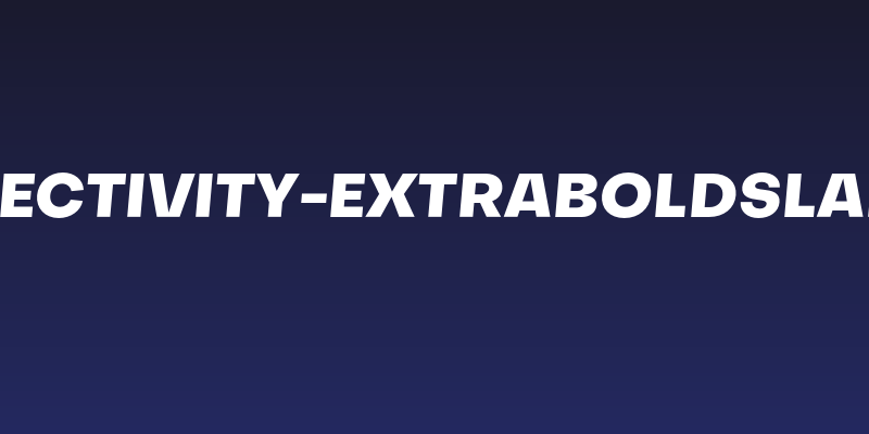 Subjectivity-ExtraBoldSlanted Social Header