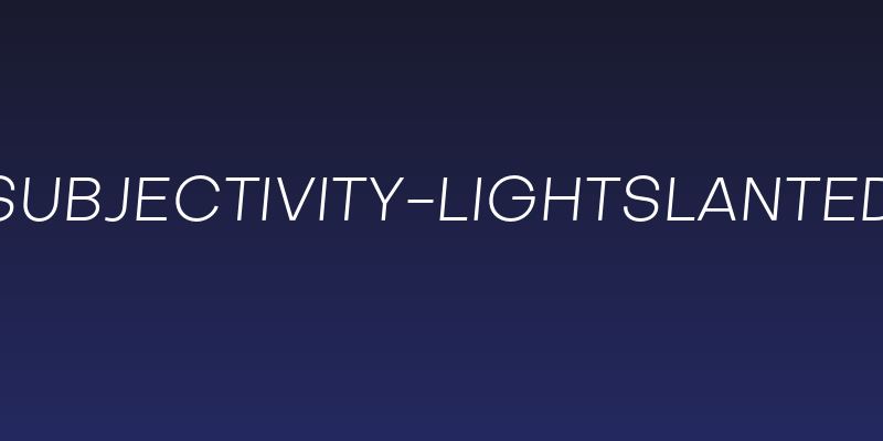 Subjectivity-LightSlanted Social Header