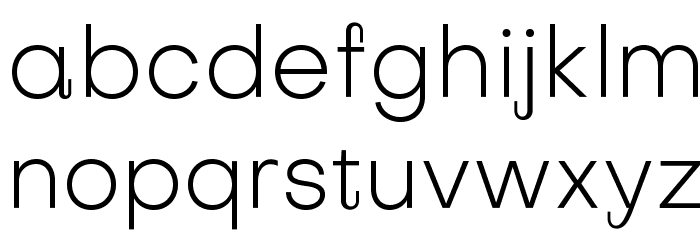 Subjectivity-Light Font LOWERCASE