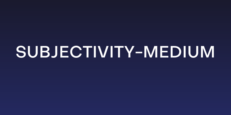 Subjectivity-Medium Social Header