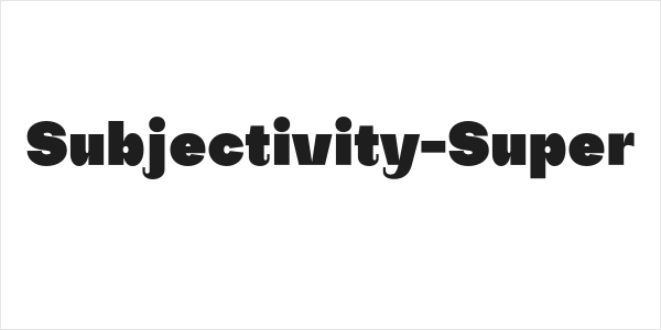 Subjectivity-Super Logo