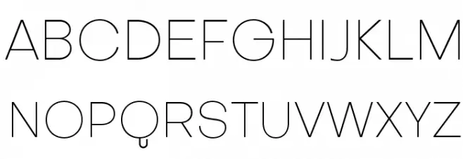 Subjectivity-Thin Fonte MAIÚSCULAS