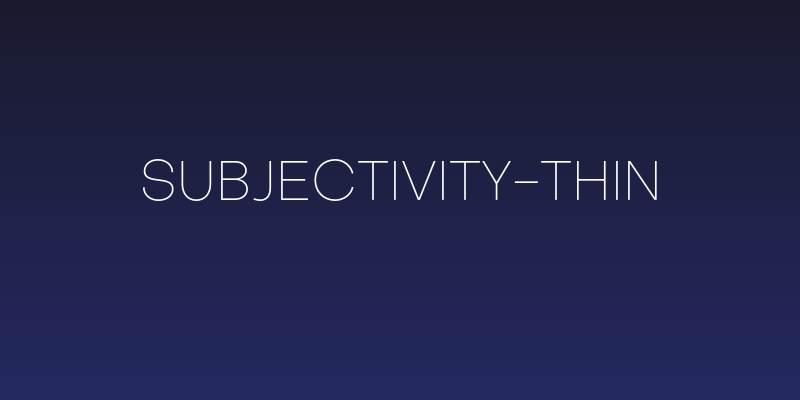 Subjectivity-Thin Social Header
