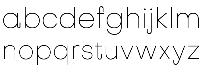 Subjectivity-Thin Font LOWERCASE