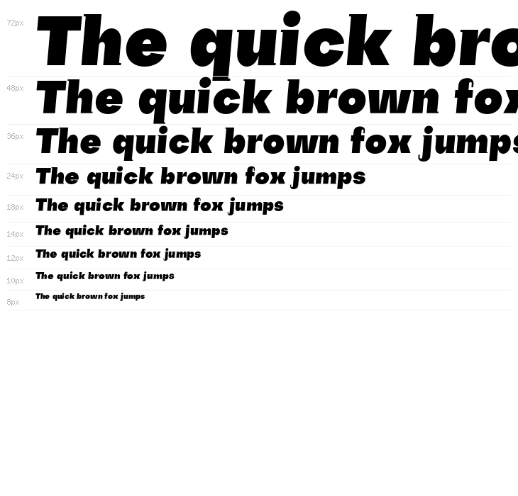 SubjectivitySerif-BlackSlant Waterfall