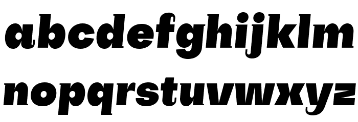 SubjectivitySerif-BlackSlant Font LOWERCASE