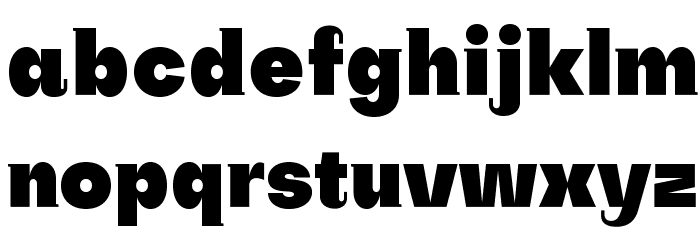 SubjectivitySerif-Black Font LOWERCASE