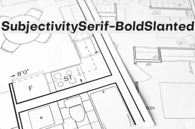 SubjectivitySerif-BoldSlanted Font examples