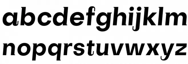SubjectivitySerif-BoldSlanted Font LOWERCASE