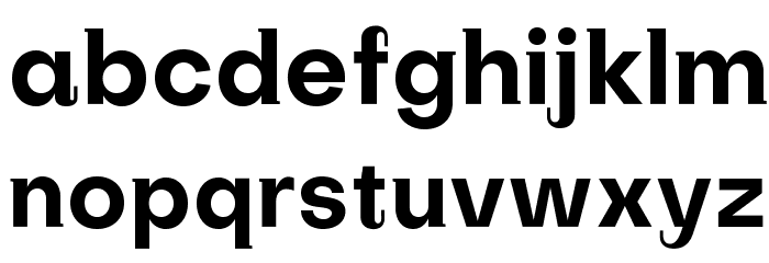 SubjectivitySerif-Bold Font LOWERCASE