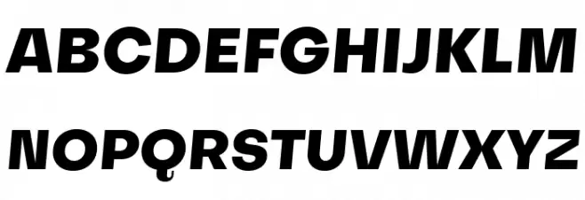 SubjectivitySerif-ExtraBoldSlanted フォント 大文字