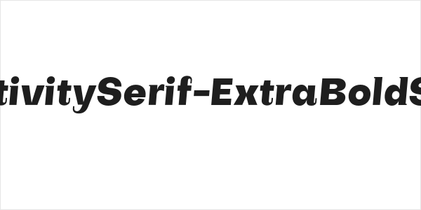 SubjectivitySerif-ExtraBoldSlanted Logo