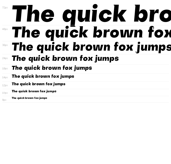 SubjectivitySerif-ExtraBoldSlanted Waterfall