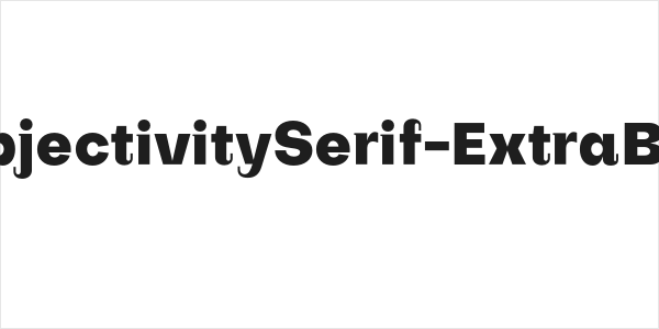 SubjectivitySerif-ExtraBold Logo