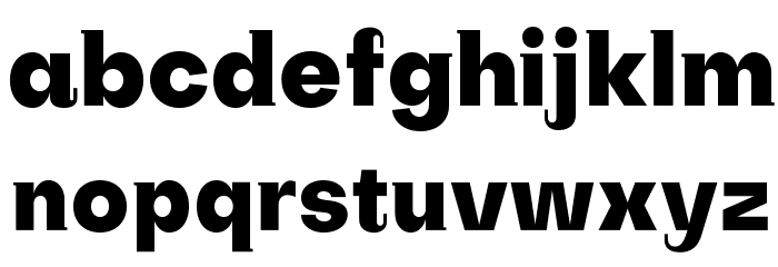 SubjectivitySerif-ExtraBold Font LOWERCASE
