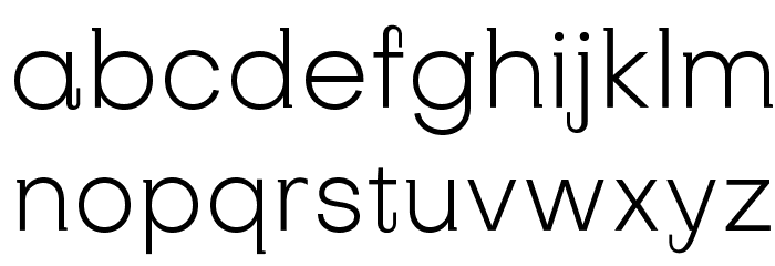 SubjectivitySerif-Light Font LOWERCASE