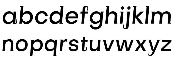 SubjectivitySerif-MediumSlanted Font LOWERCASE