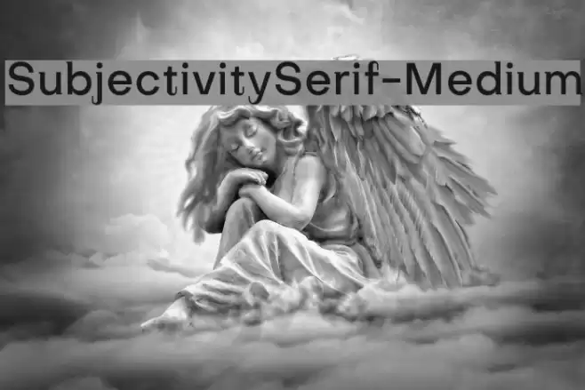 SubjectivitySerif-Medium Font examples