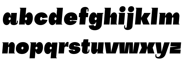 SubjectivitySerif-SuperSlanted Font LOWERCASE