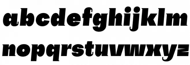 SubjectivitySerif-SuperSlanted फ़ॉन्ट लोअरकेस