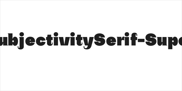 SubjectivitySerif-Super Logo