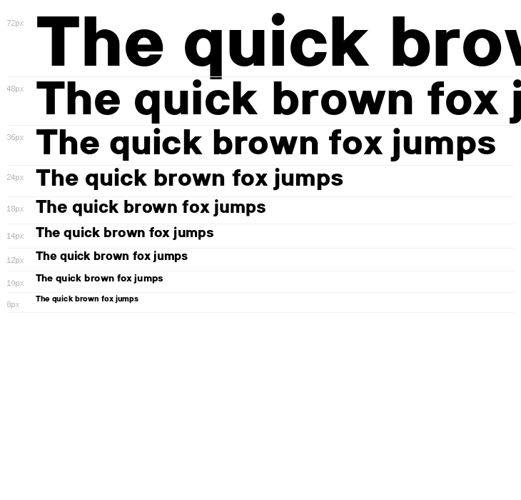 Sublima ExtraBold Waterfall