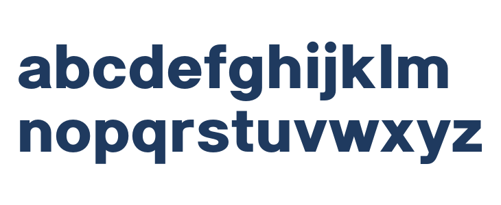 Sublima ExtraBold Lowercase