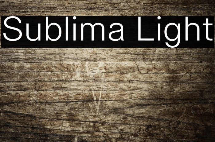 Sublima Light Example 3