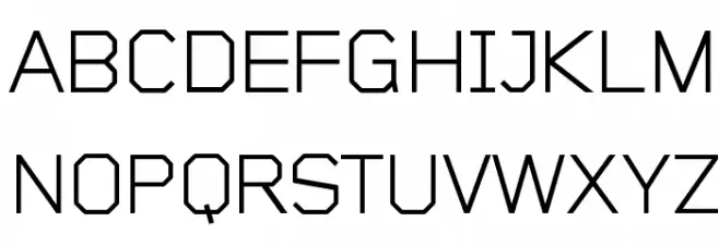 Sublimation Light フォント 大文字