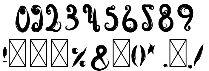 Sublimation Font OTHER CHARS