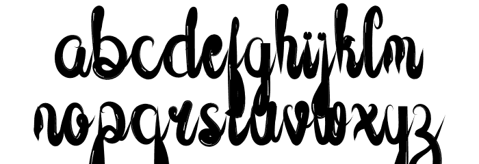 Sublimation Font LOWERCASE