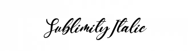 Sublimity Italic 
