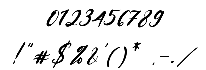 Sublimity Italic Font OTHER CHARS