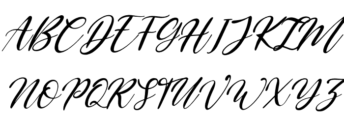 Sublimity Italic Font UPPERCASE