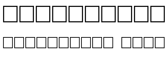 Submerged Font OTHER CHARS