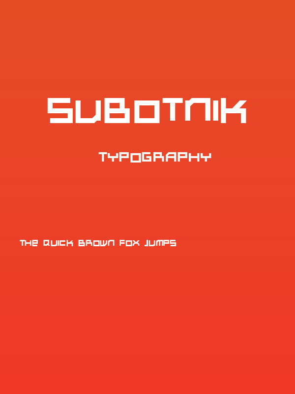 Subotnik Poster