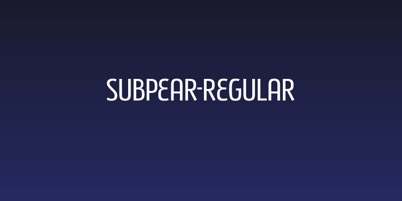 Subpear-Regular Social Header