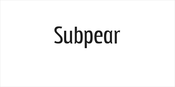 Subpear Logo