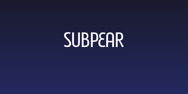 Subpear Social Header