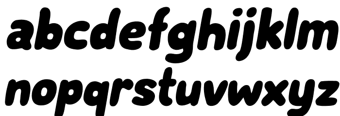 Subscribe Italic Font LOWERCASE