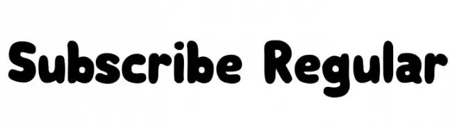 Subscribe Regular  Fuentes Gratis Descargar